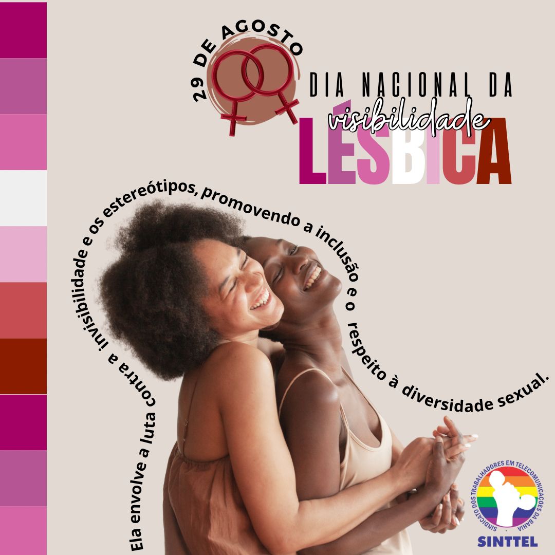 29 de agosto -  Dia Nacional da Visibilidade LÃ©sbica